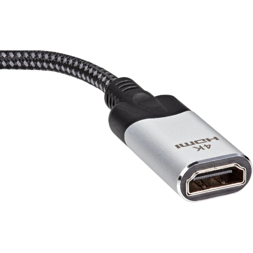 Адаптер DisplayPort(M) ---> HDMI(F) 0.15m 4K@60Hz VCOM <CG621M-0.15 Адаптер DisplayPort(M) ---> HDMI(F) 0.15m 4K@60Hz VCOM <CG621M-0.15