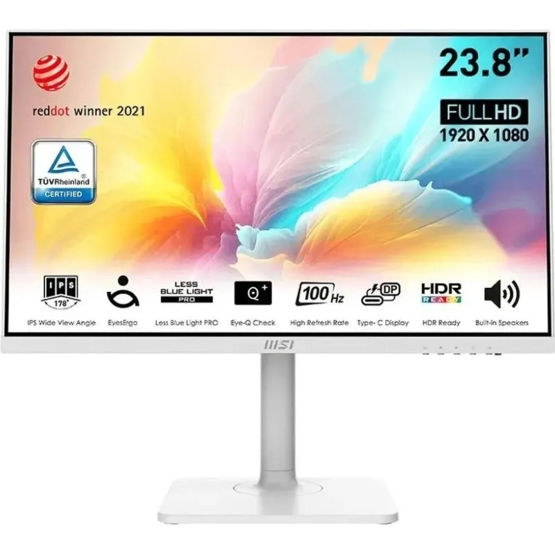 Монитор MSI LCD (9S6-3PA59H-096) 23.8&#039;&#039;/FHD/IPS/75Hz/250cd/5ms/HDMI