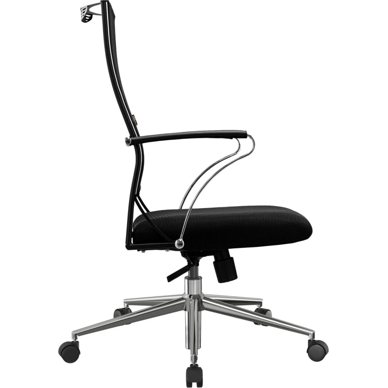 Кресло MT_Sit Air-180/Km00/Wh00/K15cL(M09.B23.G18.W01),черный, хром