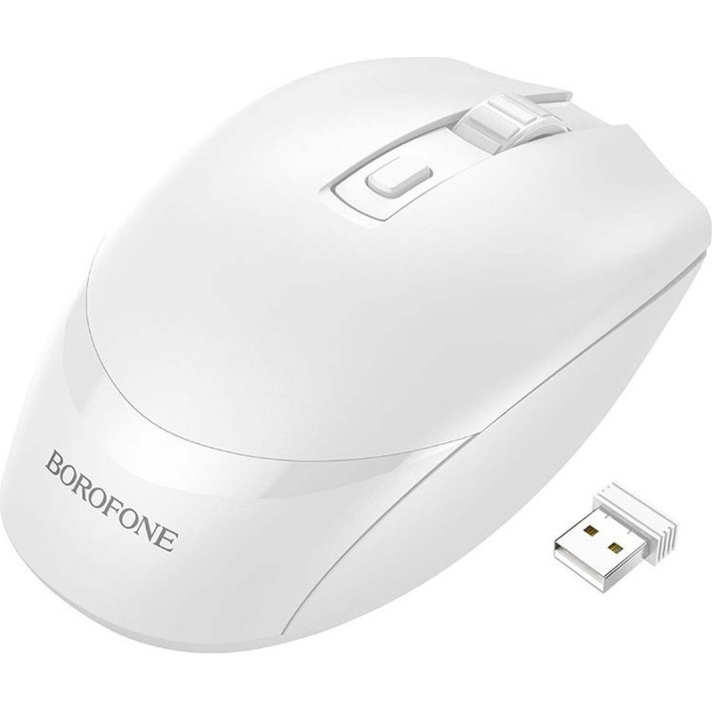 Мышь компьютерная BOROFONE BG7 белый (89999)