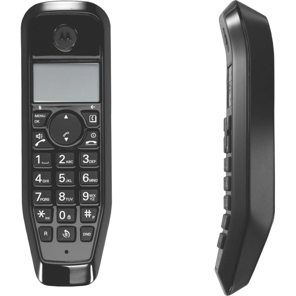 Радиотелефон MOTOROLA S1202 2 трубки набор черный/белый Радиотелефон MOTOROLA S1202 2 трубки набор черный/белый