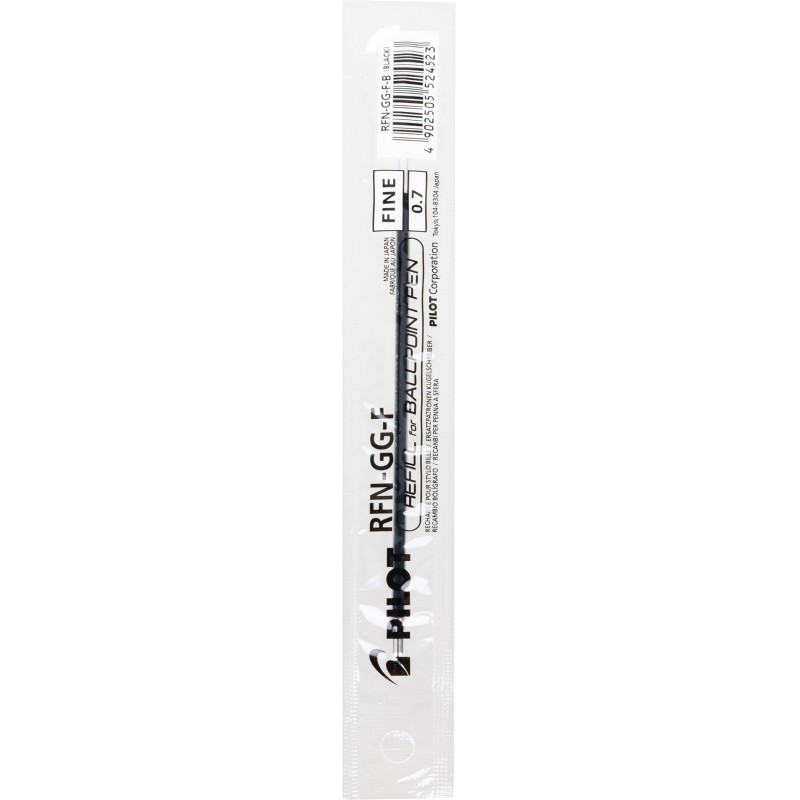Стержень шариковый 144мм PILOT RFJ-GP-F/RFN-GG-F для BPS-GP-F черный 0,22мм