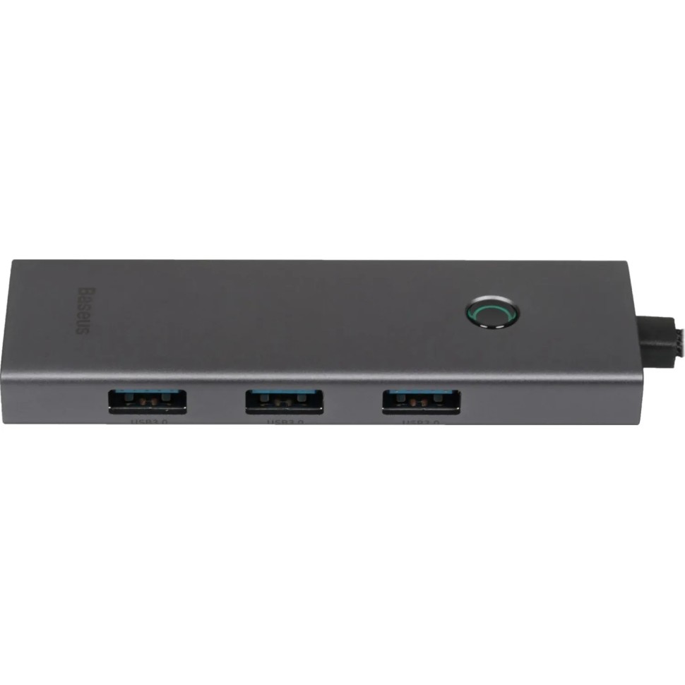 Разветвитель USB Baseus UltraJoy 4-Port Sp.Grey USBA-3.0+C B0005280B811-04
