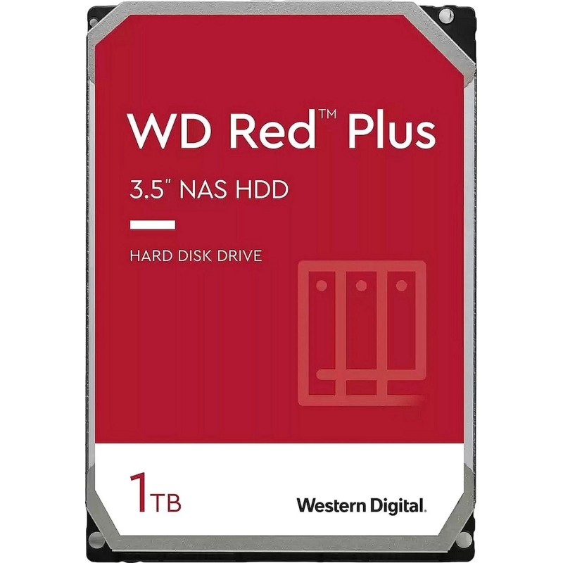 Жесткий диск Western Digital Red Plus 2TB, SATA, 7200rpm, 256MB(WD120EFBX)