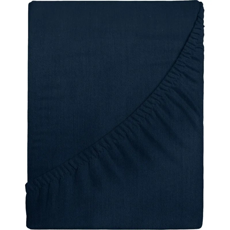Простыня на резинке 140х200 борт 20, Сатин Verossa Twilight blue