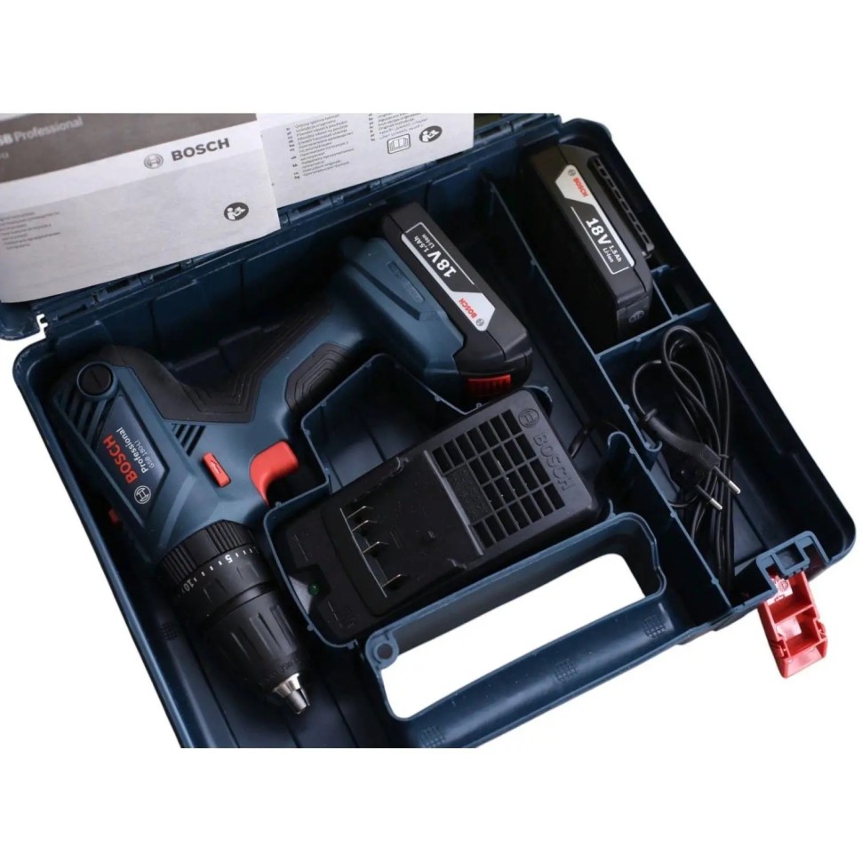 Дрель-шуруповерт ударн. аккум. Bosch GSB 180-Li 06019F8323/06019F8307