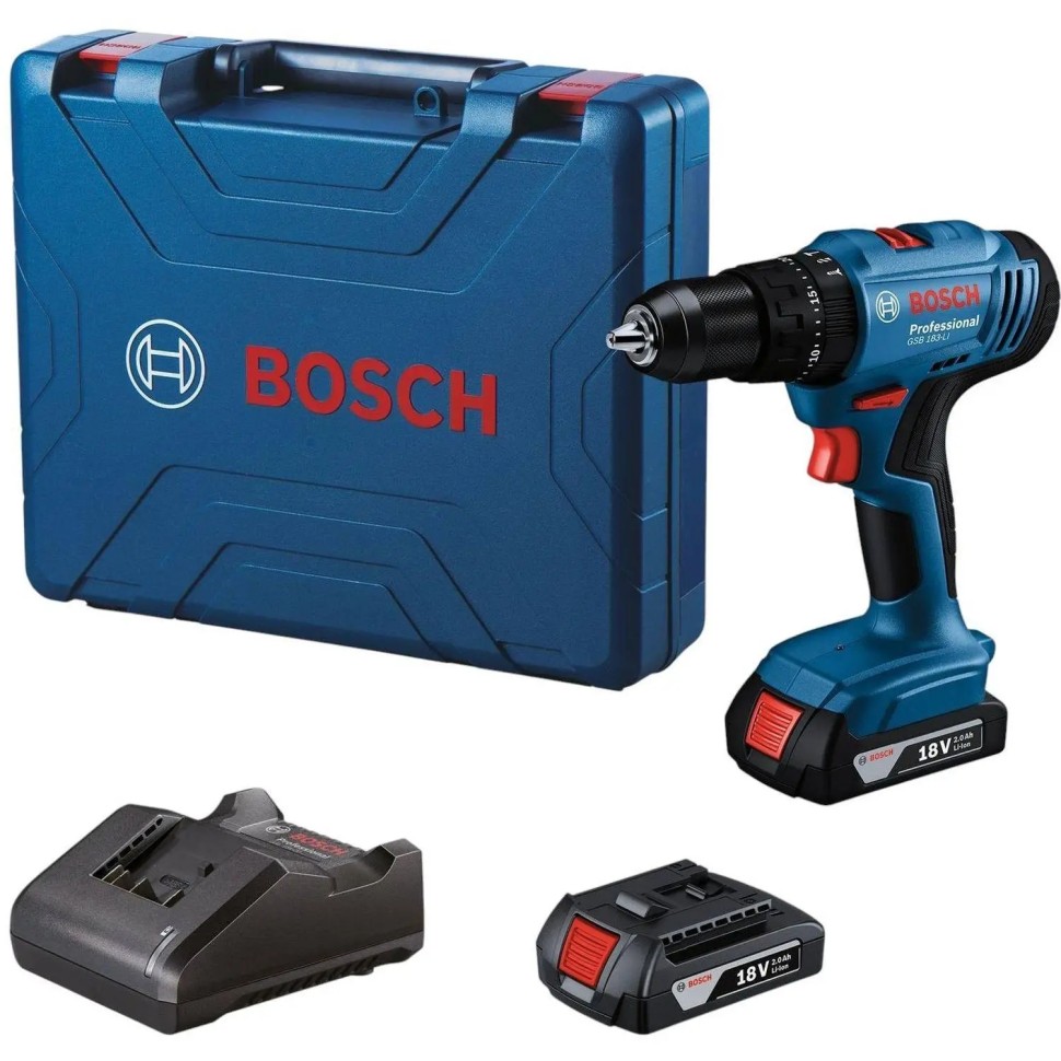 Дрель-шуруповерт ударн. аккум. Bosch GSB 180-Li 06019F8323/06019F8307