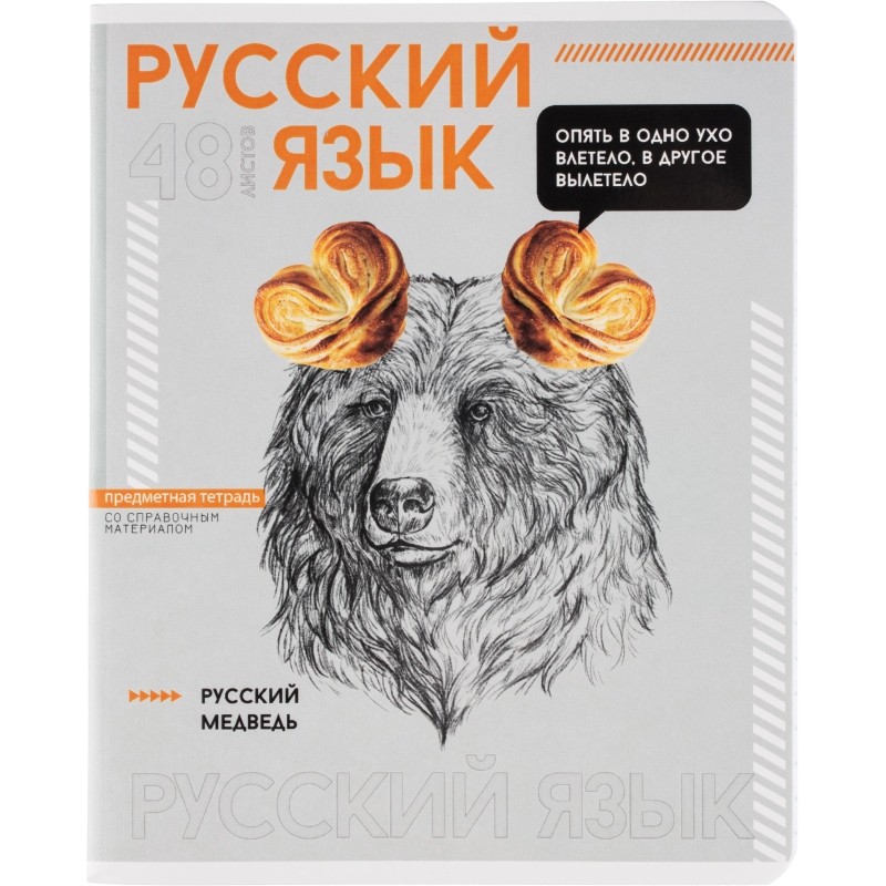 Тетрадь предметная  РУССКИЙ ЯЗЫК  ЯРКИЕ ДЕТАЛИ /48 л., А5+,клетка/67547