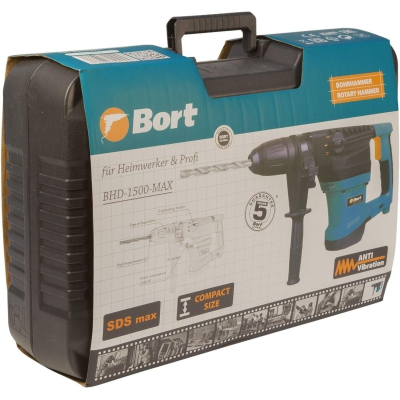 Перфоратор BORT SDS-max BHD-1500-MAX (93410457)