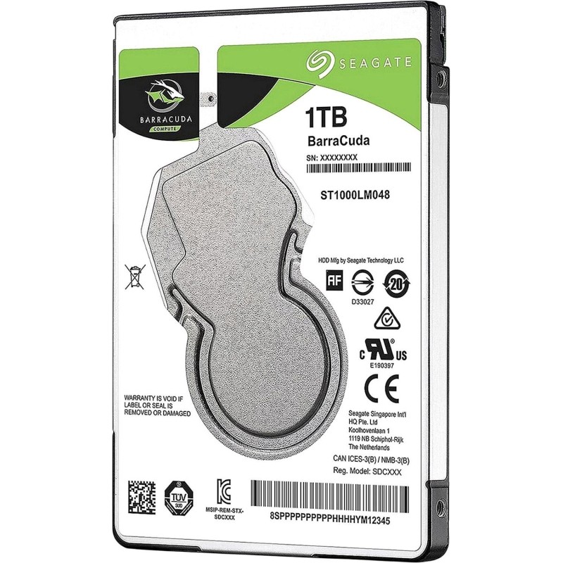 Жесткий диск Seagate BarraCuda 1Tb, SATA, 5400rpm,128MB(ST1000LM048)