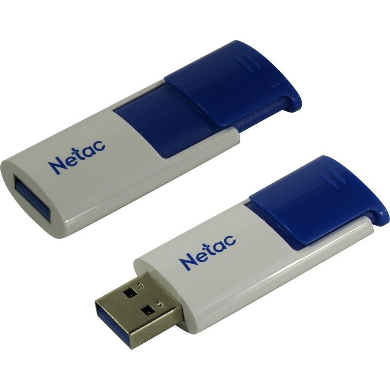 Флеш-память Netac U182 Blue USB3.0 Flash Drive 64GB,retractable