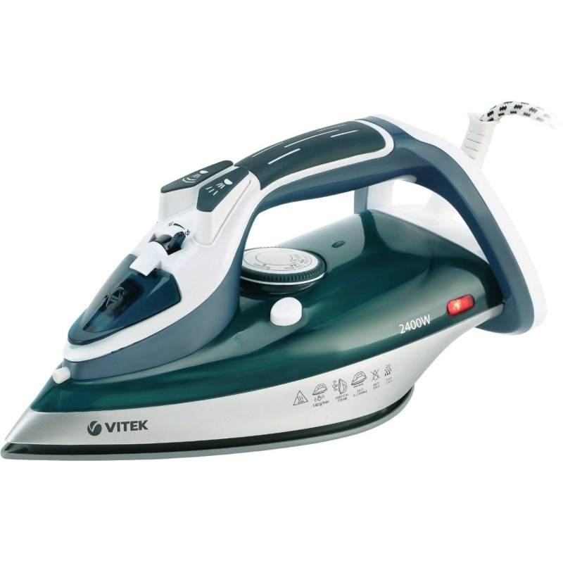 Утюг Vitek VT-8306 2400Вт белый/зеленый