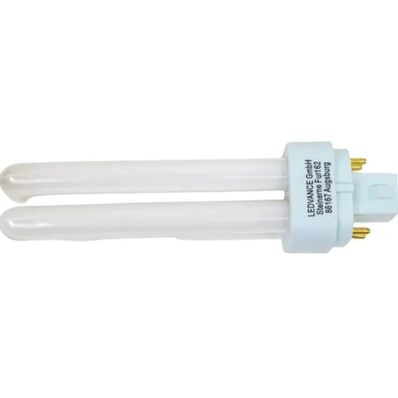 Лампа люминесцентная DULUX D/E 13W/21-840 G24q-1 х.бел.4000К 870lm 10шт/уп