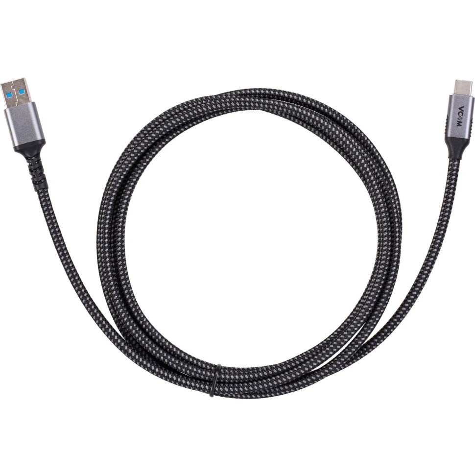 Кабель USB3.2 Gen2, AM->CM, 10Gbs, All Shell 2м VCOM <CU401M-2M Кабель USB3.2 Gen2, AM->CM, 10Gbs, All Shell 2м VCOM <CU401M-2M