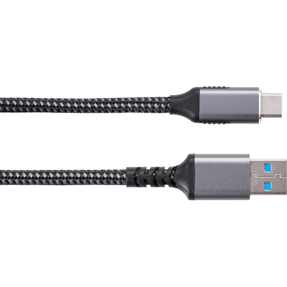 Кабель USB3.2 Gen2, AM->CM, 10Gbs, All Shell 2м VCOM <CU401M-2M Кабель USB3.2 Gen2, AM->CM, 10Gbs, All Shell 2м VCOM <CU401M-2M