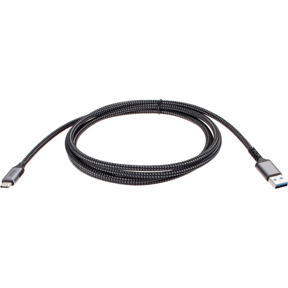 Кабель USB3.2 Gen2, AM->CM, 10Gbs, All Shell 2м VCOM <CU401M-2M Кабель USB3.2 Gen2, AM->CM, 10Gbs, All Shell 2м VCOM <CU401M-2M