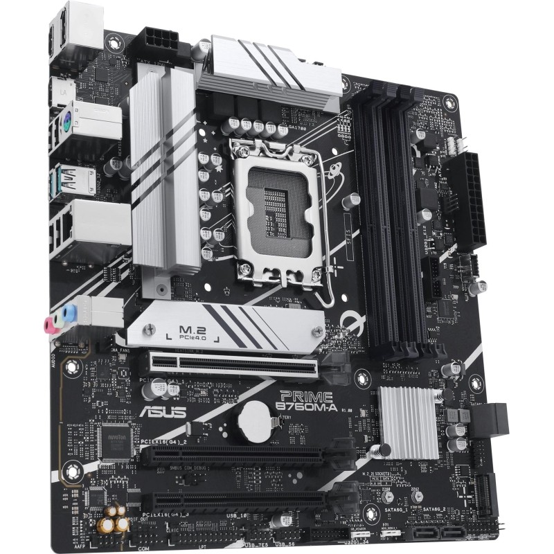 Материнская плата Asus (PRIME B760M-A-CSM)Soc-1700 Intel B760 4xDDR5 mATX