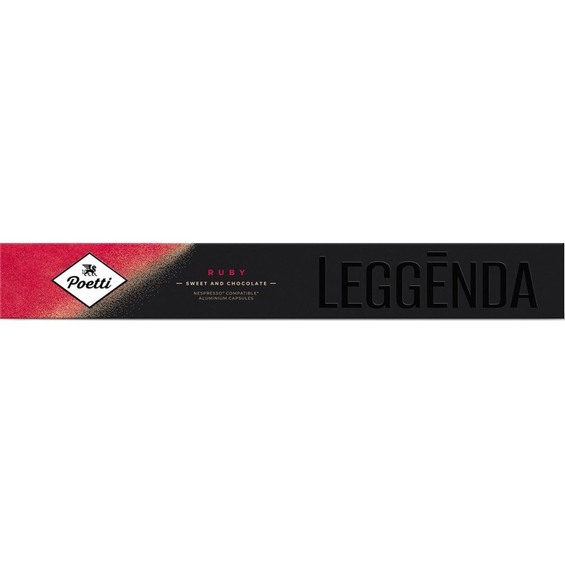 Кофе в капсулах Poetti Leggenda Ruby (Nespresso Original), 5,3грx10шт/уп