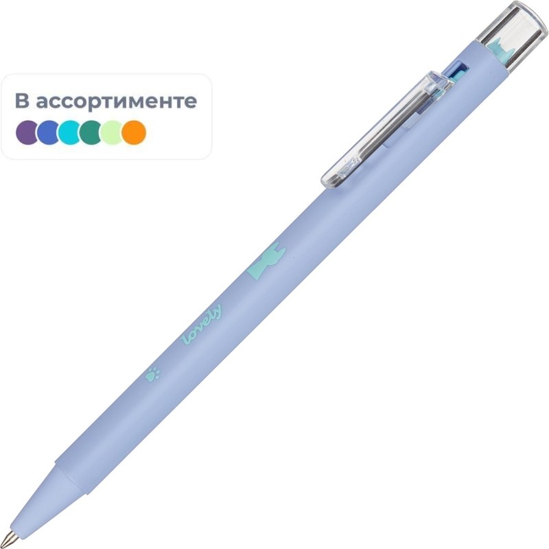 Ручка шариковая автомат. M&amp;G AdorablePet0,7,мас,син,асABPH9871220756C