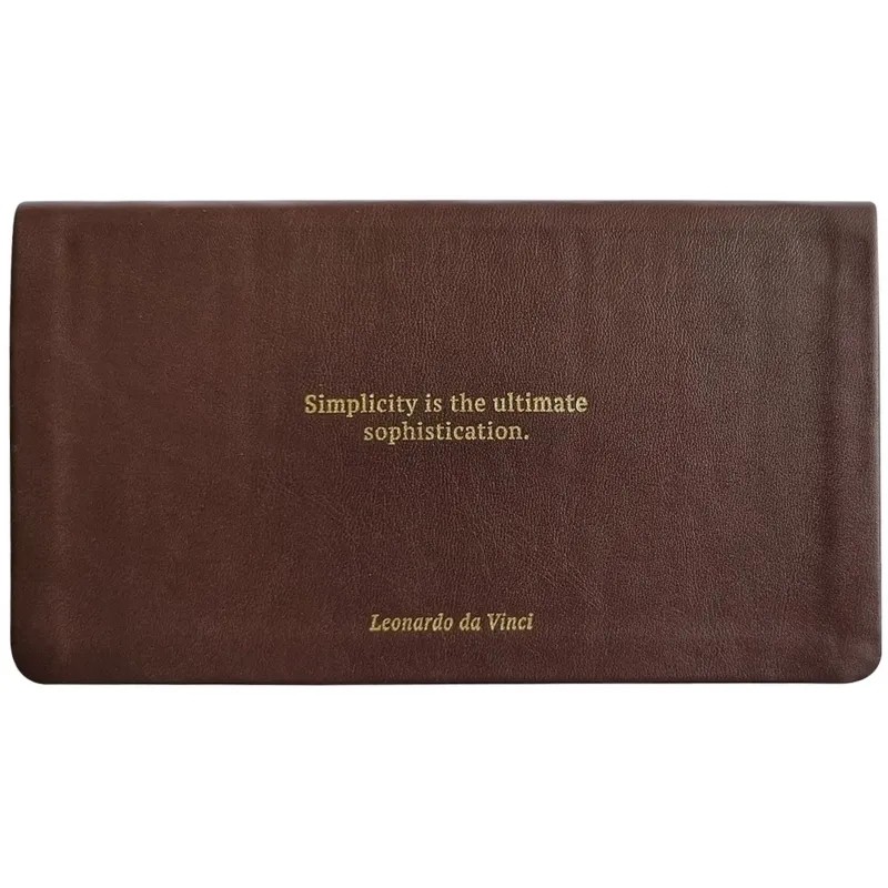 Еженедельник датированный 2026 IF 16х9см 64л, мягк Leonardo I1834/d-brown