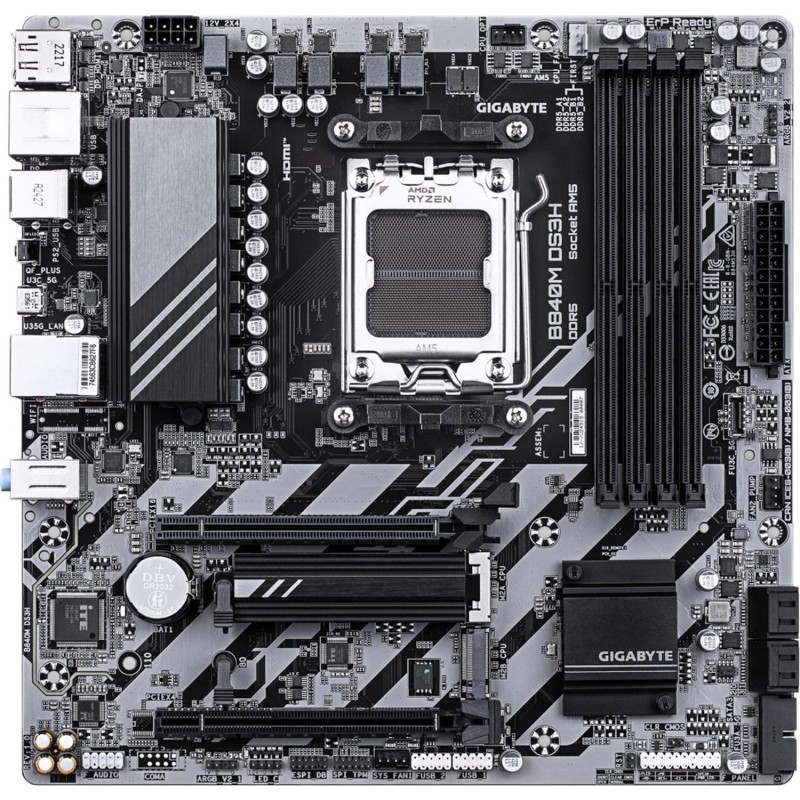 Материнская плата GIGABYTE B840M DS3H, AM5, B840, 4xDDR5 mATX