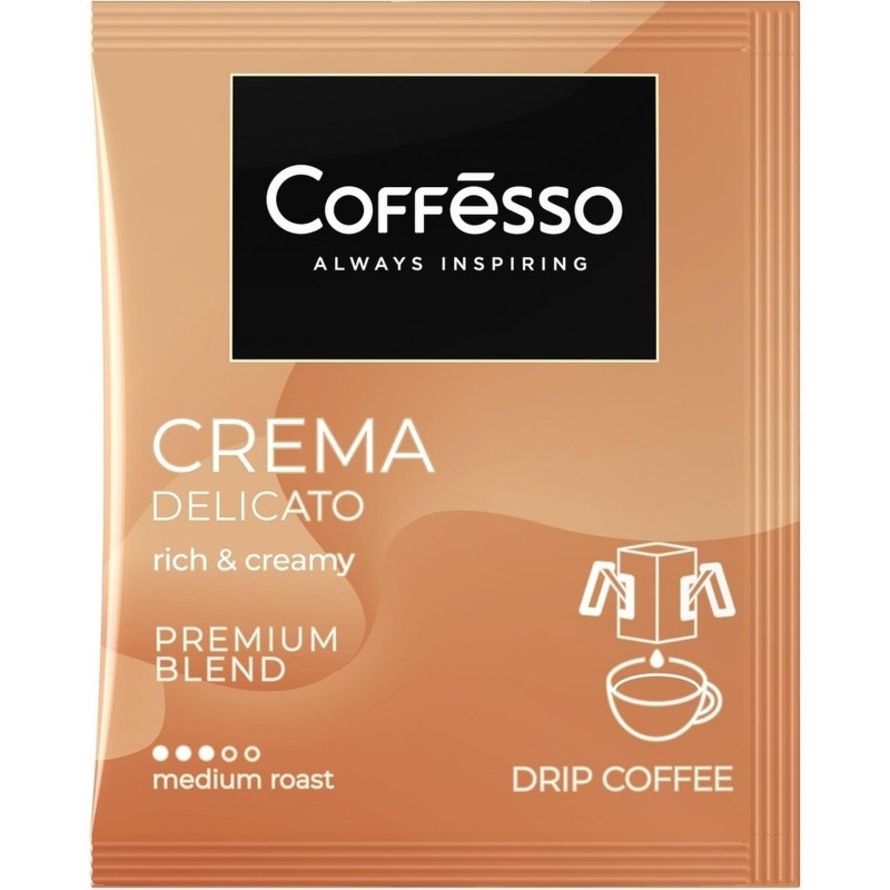 Кофе Coffesso Crema Delicato сашет, 10х9г