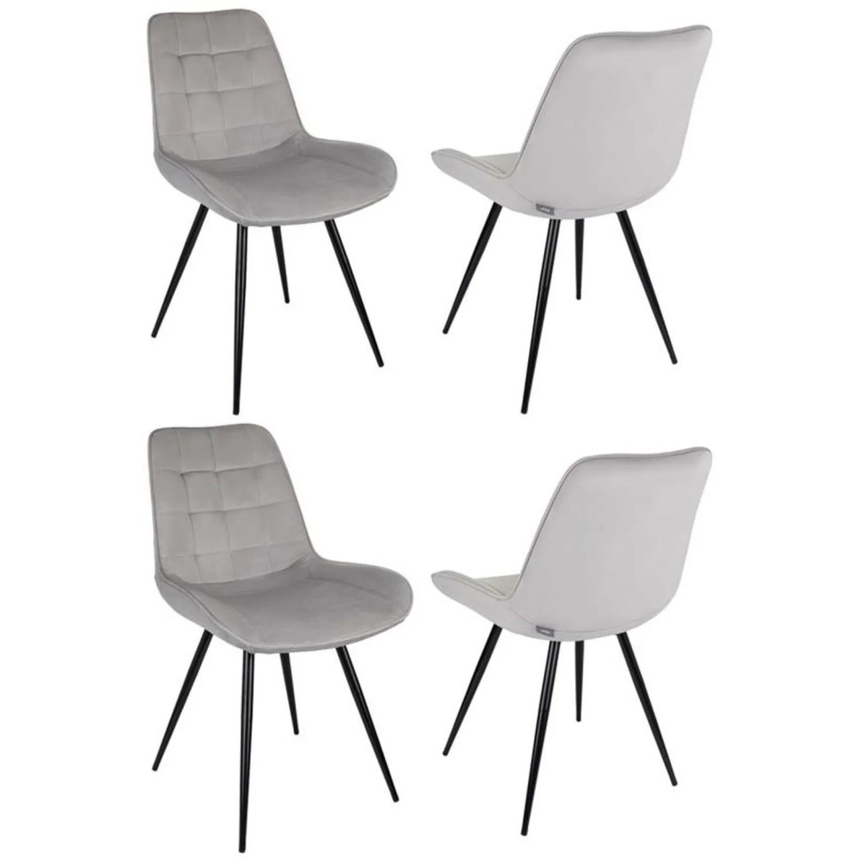 Стул VB_для дома Бюрократ CH-K2_4_K св.серый Holland 09 металл