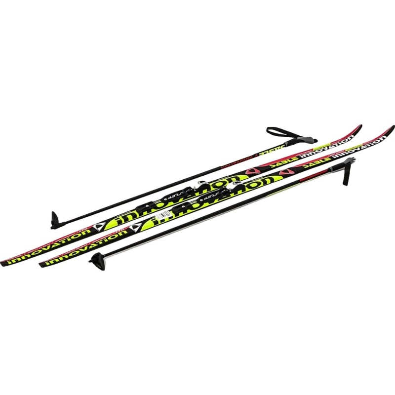 Лыжи Комплект NNN (крепление STC) -160 WAX Innovation black/red/green, 5115