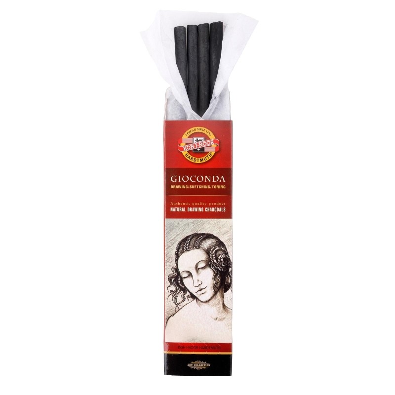 Уголь для рисования натур.KOH-I-NOOR 8-9 170мм 8622 4шт/уп кар 8622004004KS