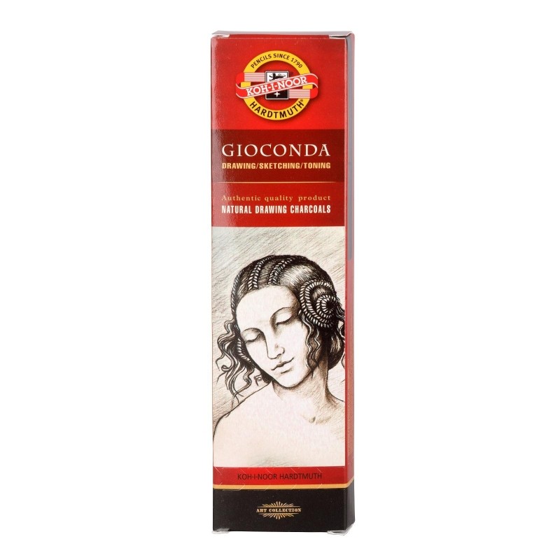 Уголь для рисования натур.KOH-I-NOOR 8-9 170мм 8622 4шт/уп кар 8622004004KS