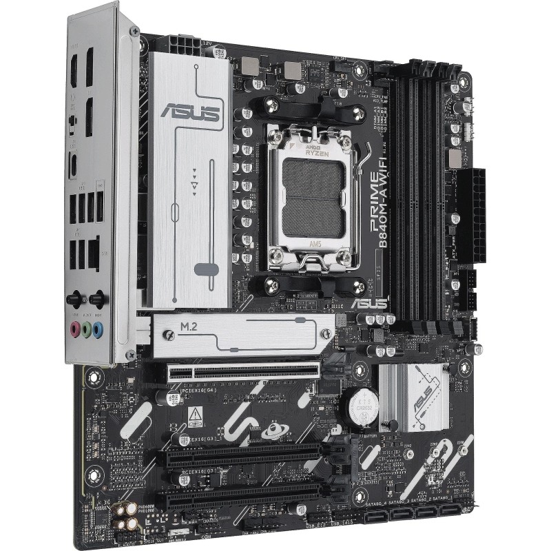 Материнская плата ASUS PRIME B840M-A WIFI, AM5, B840, 4xDDR5, mATX
