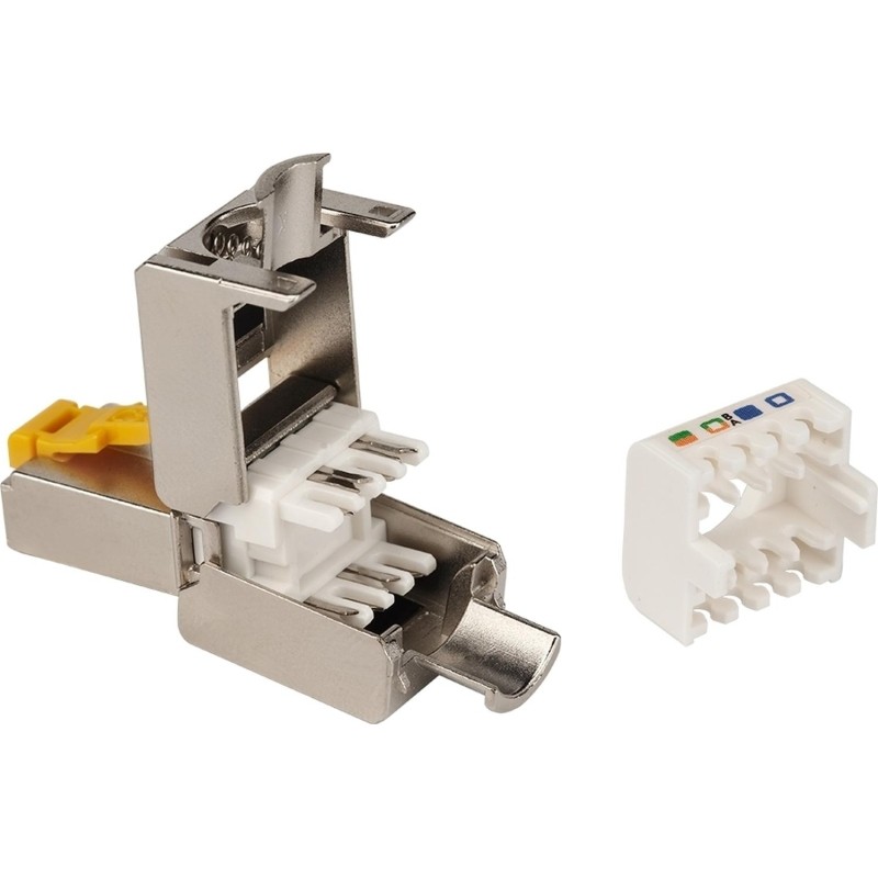 Коннектор полевой LANMASTER LAN-TMP-S5E RJ45 8P8C, экранированный, кат.5E