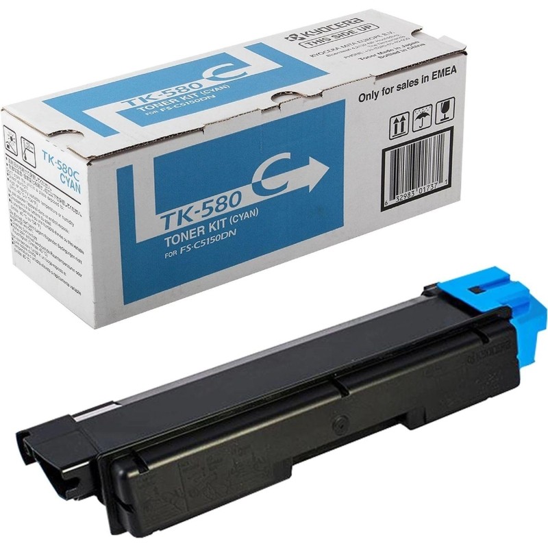 Картридж лазерный Kyocera TK-580C гол. для FS-C5150DN