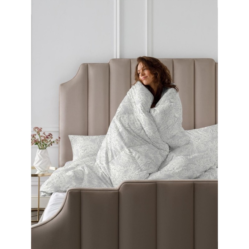 Одеяло 172х205, Пухо-перовой, Тик, Fluffy Relax silver