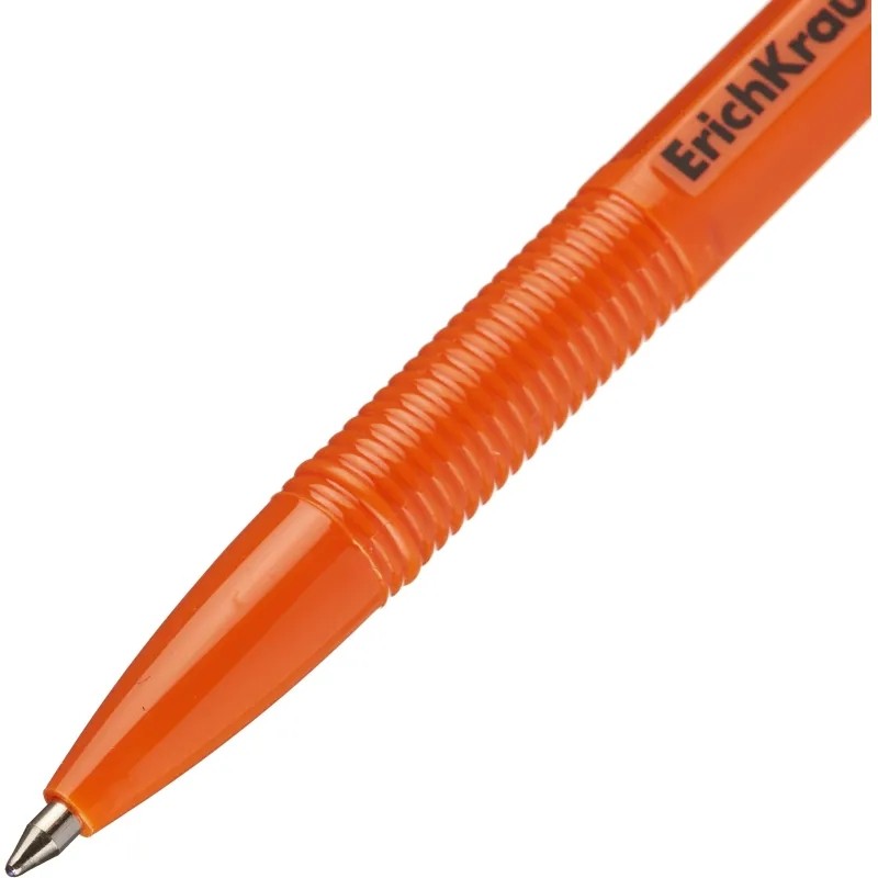 Ручка шариковая неавтомат. Erich Krause R-301 OrangeStick 0,7,масл,син