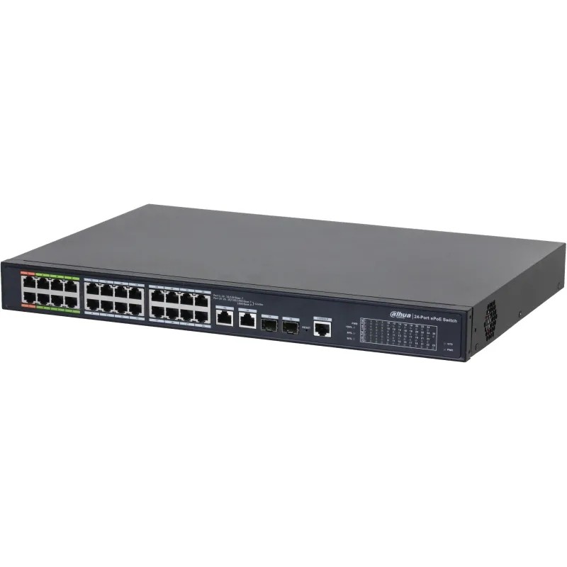 Коммутатор DAHUA DH-LR2226-24ET-360 26-порт управ,ePoE,L2,SFP/RJ45,uplink