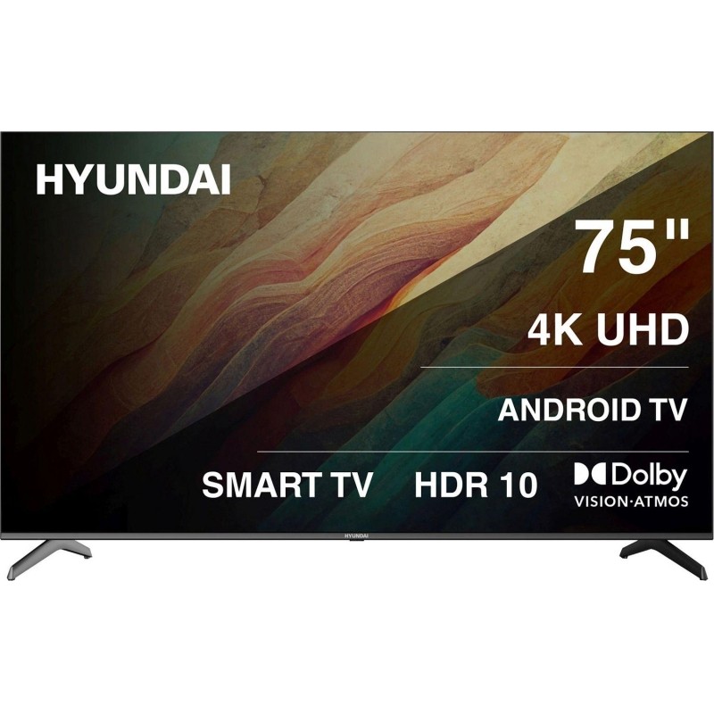 Телевизор Hyundai H-LED75BU7009, UHD, смарт (Android TV)