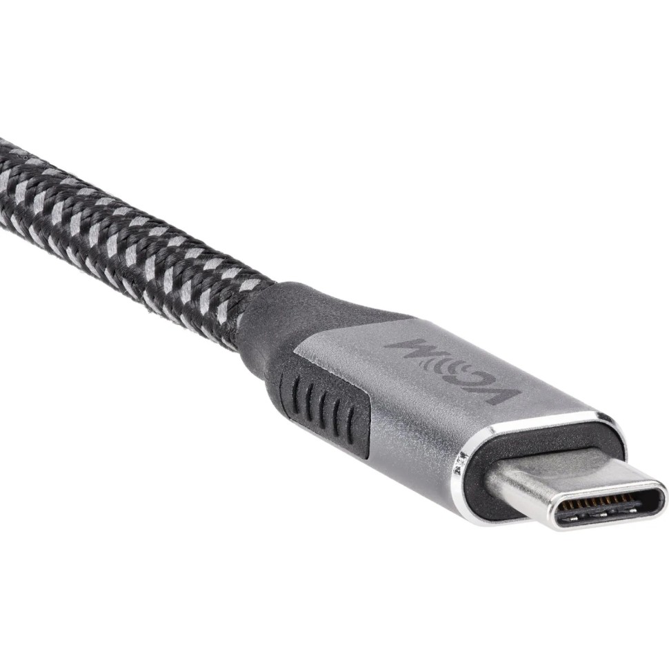 Кабель USB3.2 Gen2, AM->CM, 10Gbs, All Shell 1м VCOM <CU401M-1M Кабель USB3.2 Gen2, AM->CM, 10Gbs, All Shell 1м VCOM <CU401M-1M