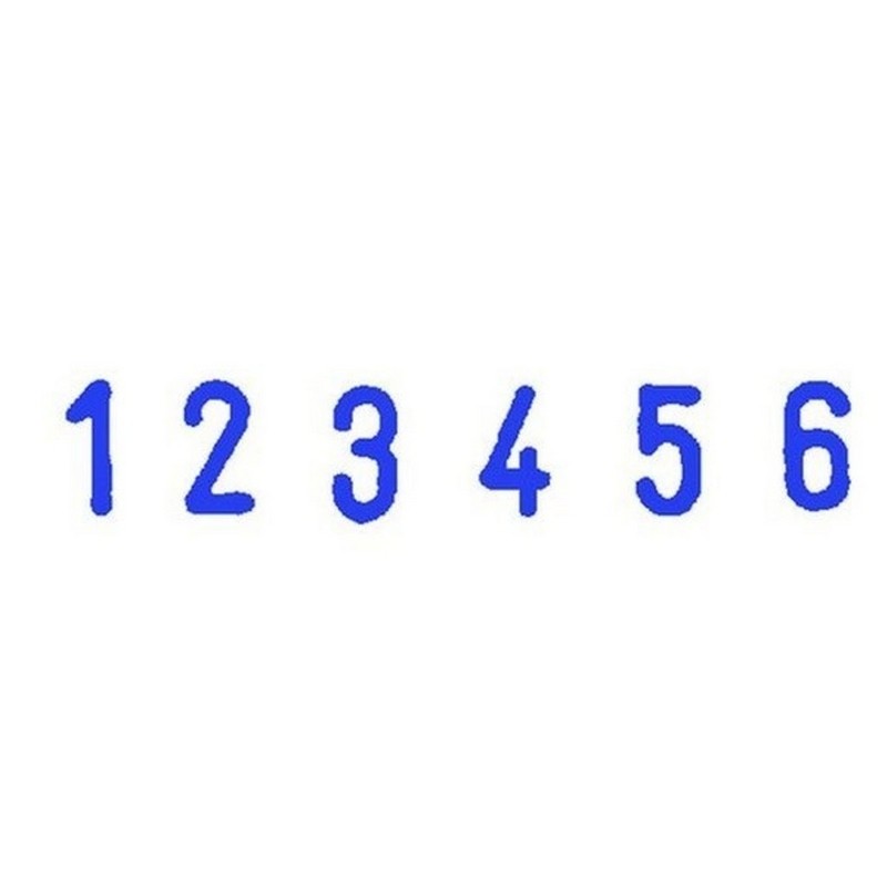 Нумератор мини 6-и раз.высота шрифта 3,8мм S126 (аналог 4836)Colop