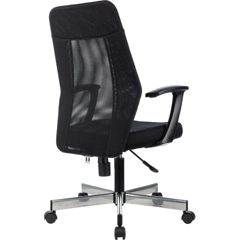 Кресло VB_EChair 225 DSL черный сетка/ткань хром