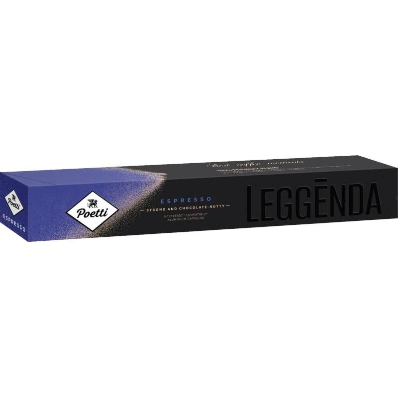 Кофе в капсулах Poetti Leggenda Espresso(Nespresso Original), 5,3грx10шт/уп