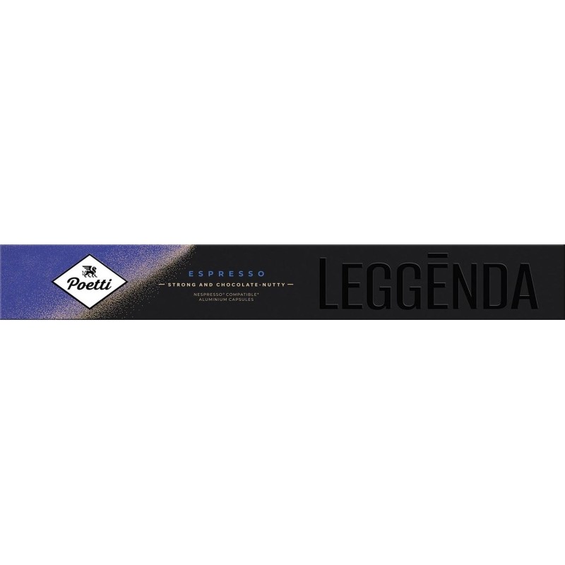 Кофе в капсулах Poetti Leggenda Espresso(Nespresso Original), 5,3грx10шт/уп