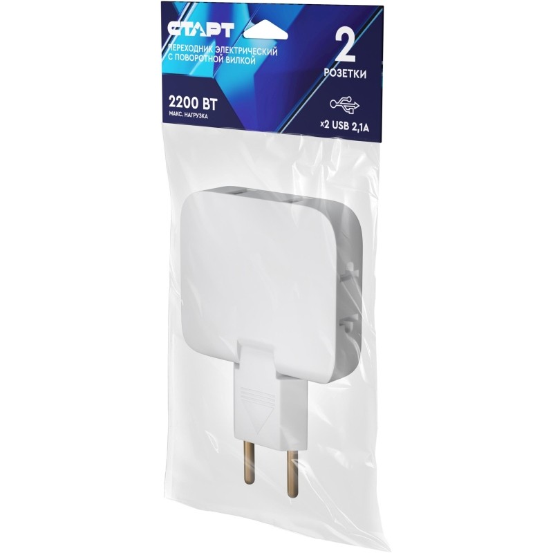 Разветвитель СТАРТ С/А SA1/2 2USB 2,2кВт