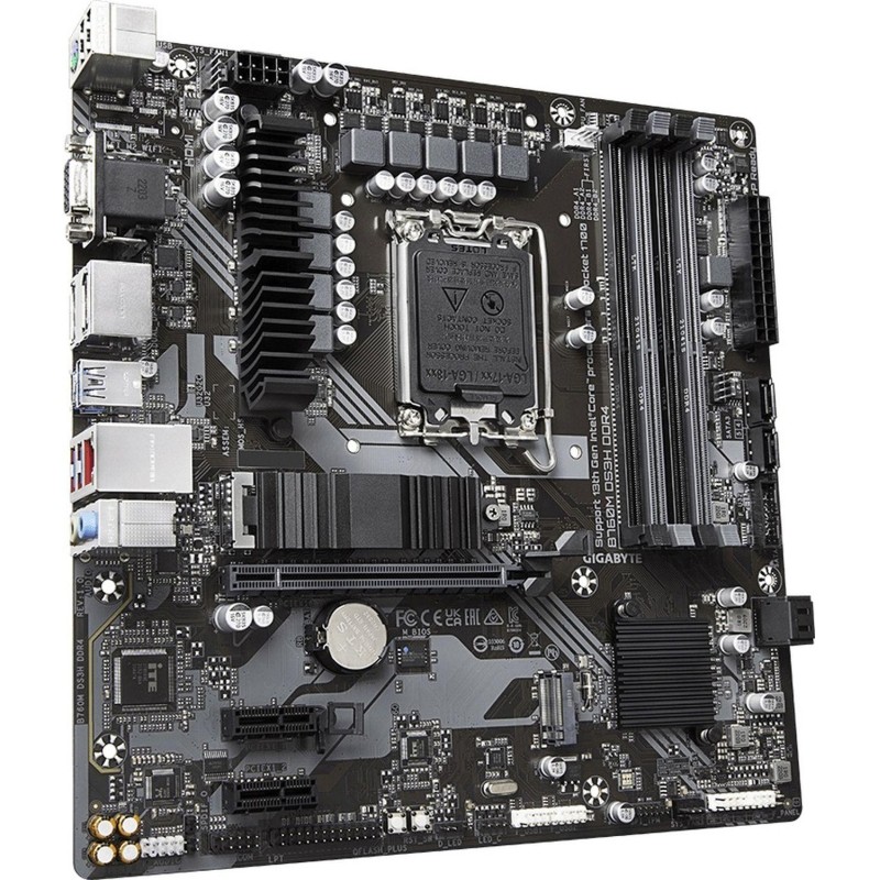 Материнская плата Gigabyte B760M DS3H DDR4 s1700, Intel B760, 4xDDR4-3200