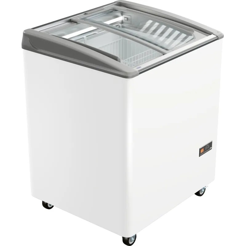 Морозильный ларь Haier SD-206AELUA, гнутое стекло, LED подсветка