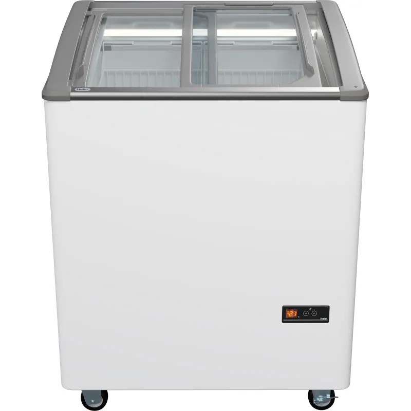 Морозильный ларь Haier SD-206AELUA, гнутое стекло, LED подсветка