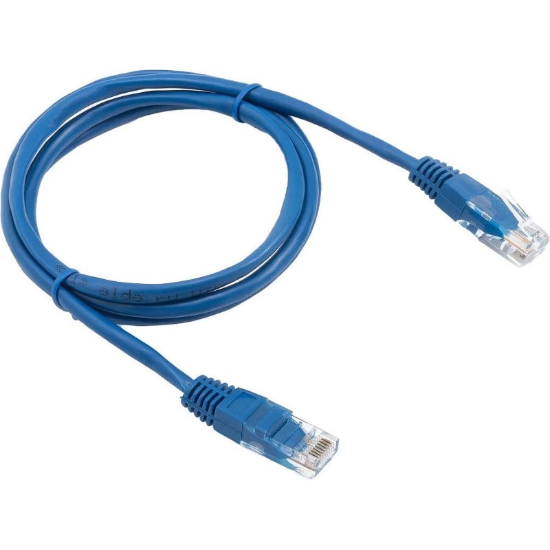 Патч-корд A1, A1-LCU5E-1M-BL, 1 м., U/UTP, 5e, CCA, синий