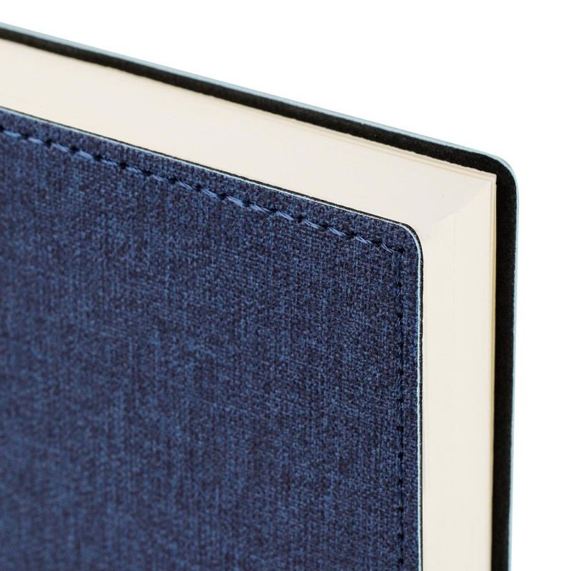 Ежедневник недатированный Deli Simple, A5,136 л, Джинс CN145-Blue
