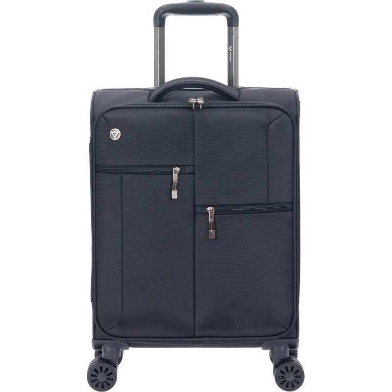 Чемодан TORBER Seyd, черн, нейлон 600D, 36,5 х 19 х 54см, 32л, T2021S-Black