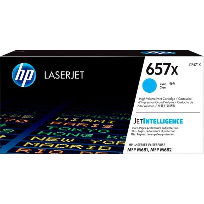 Картридж лазерный HP 657X CF471X гол. пов.емк. для M681dh